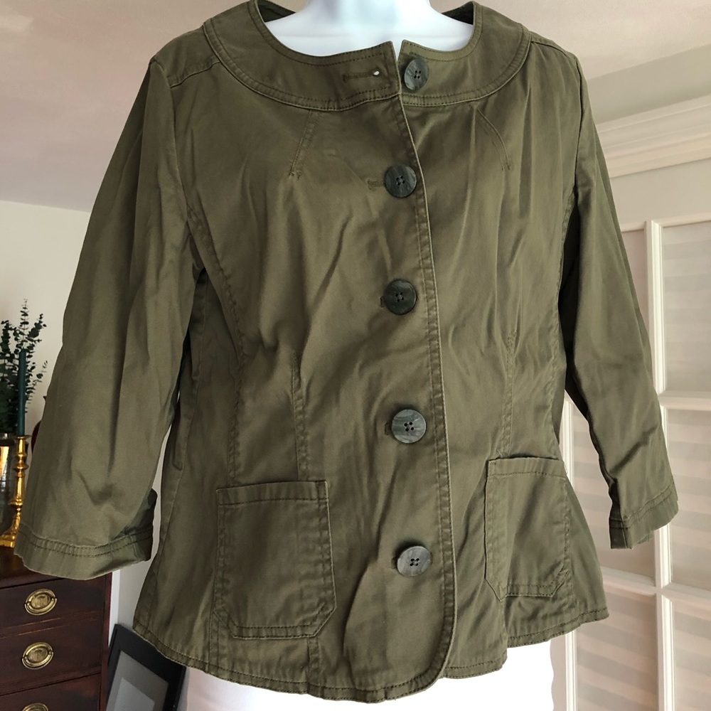 🖐 J. Jill Button Down Blazer